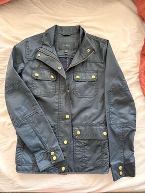 J. Crew Black Jacket with Gold Hardware